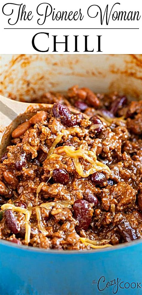 Ingredients for ree drummond's beef and bean chili. - This hearty chili recipe from The Pioneer Woman has a ...