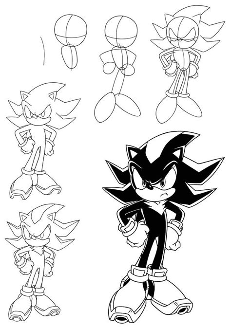 Dibujos Para Colorear A Dark Sonic Para Colorear