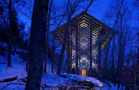 Thorncrown Photo Gallery Thorncrown Chapel Chapel Architecture