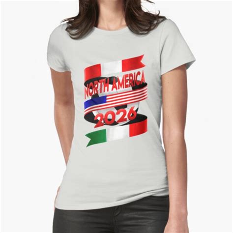 North America 2026 World Cup T Shirt By Bananaprints Redbubble
