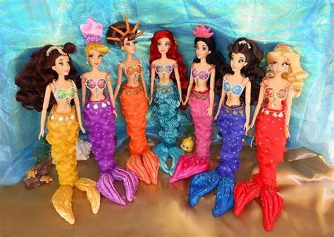 The Little Mermaid Ariel Sister Ooak Doll 17 Inch Arista Andrina Aquata Alana Ariel