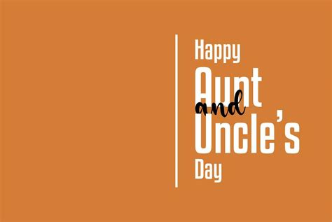 National Aunt And Uncle Day Holiday Concept Template For Background 25789265 Vector Art At