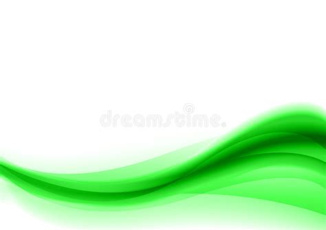 Abstract Green Waves Background Stock Illustration Illustration Of