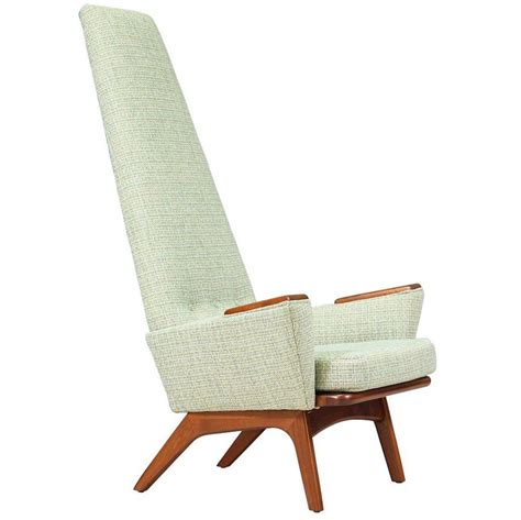 Metal style dining chairs, suitable for indoor and outdoor environments such as dining room, restaurant, and patio. Adrian Pearsall "Slim Jim" High-Back Chair for Craft Associates | Danish mid century modern ...