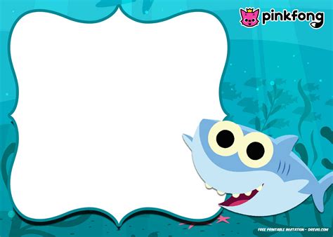 You can create your own boy birthday invitations online with personalized text. FREE Printable Baby Shark Pinkfong Birthday Invitation Template - UPDATED! | Download Hundreds ...
