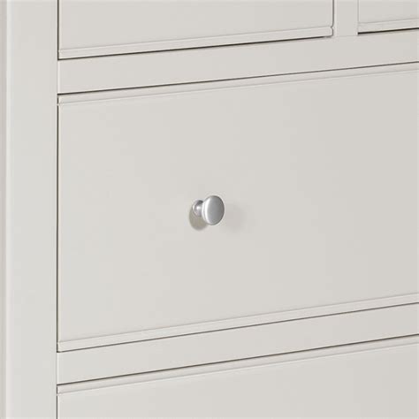 Staveley Grey 2 Over 3 Chest Fully Assembled Free Delivery