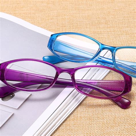 t18913 reading glasses diopter 1 0 to 4 0 women men full frame round lens presbyopic glasses