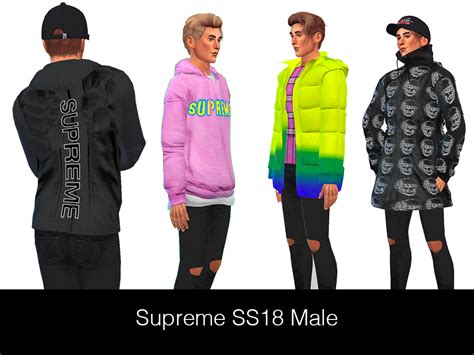 Streetwear For Sims 4 Sims 4 Men Clothing Sims 4 Male Clothes Sims 4