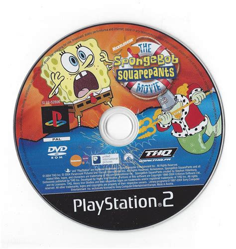 Spongebob Squarepants The Movie Ps2 Cover