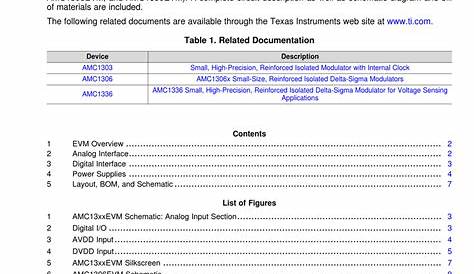 TEXAS INSTRUMENTS AMC1303 USER MANUAL Pdf Download | ManualsLib