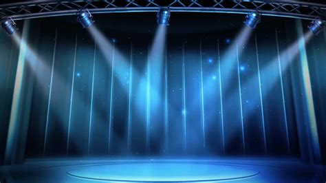 Blue Stage Lighting Background Stock Motion Graphics Motion Array