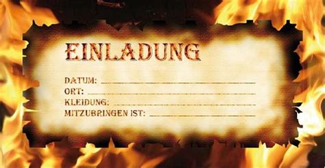 Worddokument zum ausdrucken im format din a4. Einladung zum Grillen | Zu bestellen bei www ...