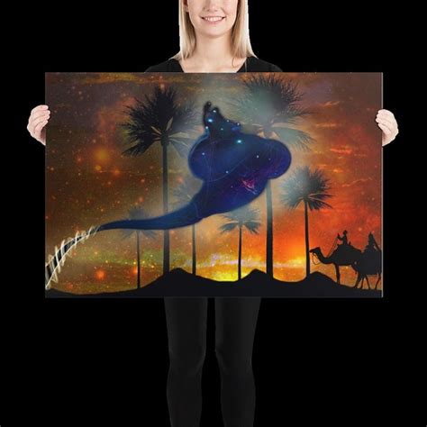 Genie And Space Poster Genie And Universe Poster Etsy 19 Imgpile