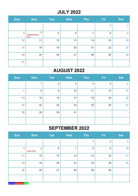 Printable 3 Month Calendar 2022 Printable Word Searches