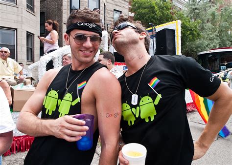 For R The Android Superfan Gay LGBT Android At Pride Flickr
