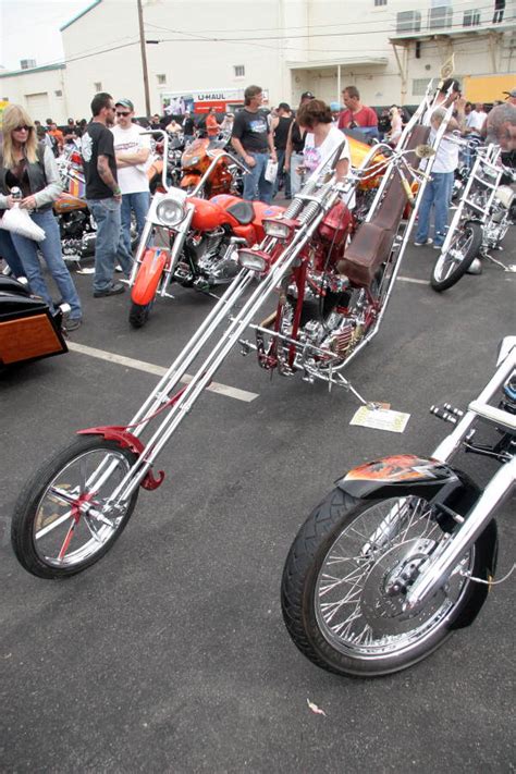 Florida Memory Chopper On Display In The Rats Hole Custom Bike Show