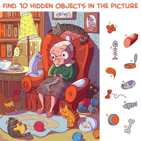 Online Games Find The Hidden Objects Monkey Try Your Luck Finding All