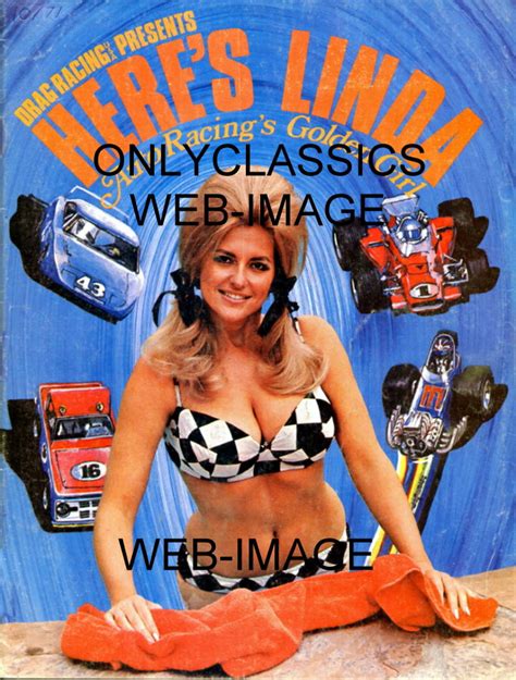 Here S Linda Vaughn In Sexy Busty Bikini Auto Racing Poster Indy
