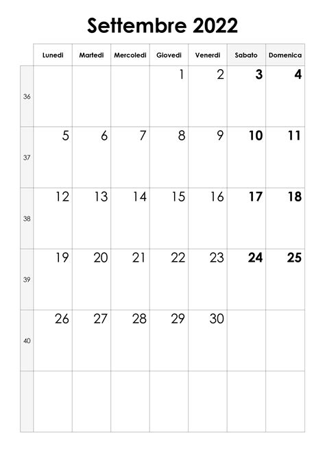 Calendario Settembre 2022 Da Stampare Calendario Ottobre