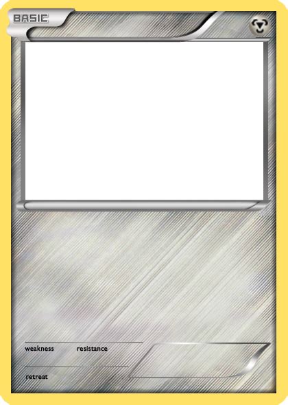 Bw Metal Basic Pokemon Card Blank By The Ketchi On Deviantart