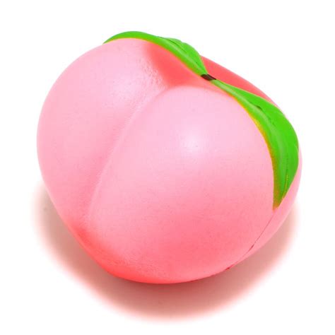 1pcs 10cm colossal soft squishy peaches cream scented super slow rising soft toy in kitchen