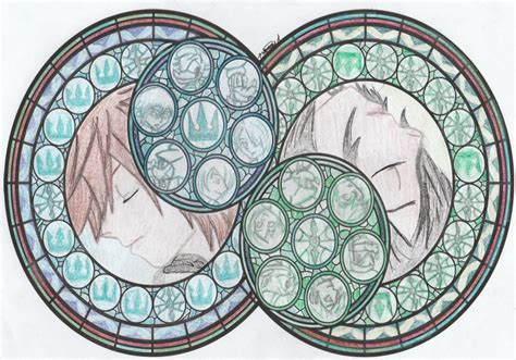 Kingdom Hearts Stained Glassoc By Doragon Raitoningu On Deviantart