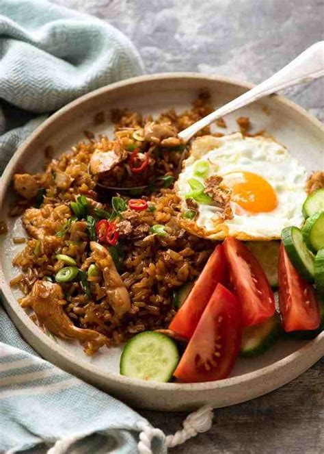 Nasi Goreng Indonesian Fried Rice Recept Gebakken Rijst Gebakken