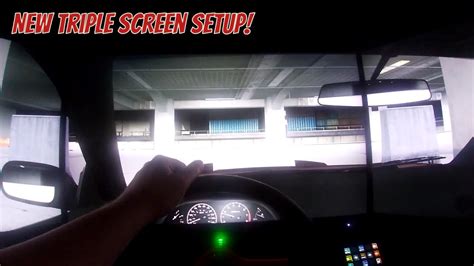 Testing New Triple Screen Setup Assetto Corsa Drift Triples POV YouTube