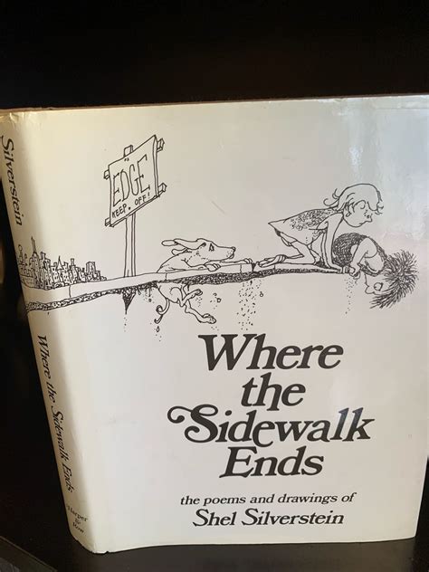 Where The Sidewalk Ends By Shel Silverstein Hardcover 1974 Later