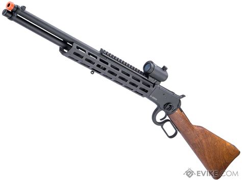 A K M1892R M LOK Lever Action Airsoft Gas Rifle Model Polymer Stock