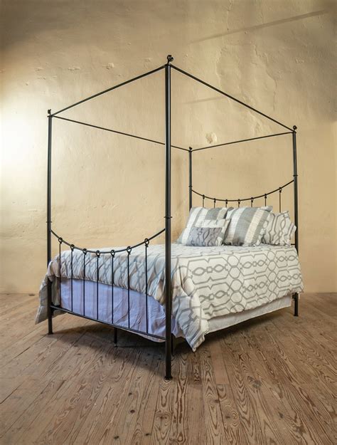 Rose Bud Wrought Iron Canopy Bed Iron Canopy Bed Iron Bed Canopy