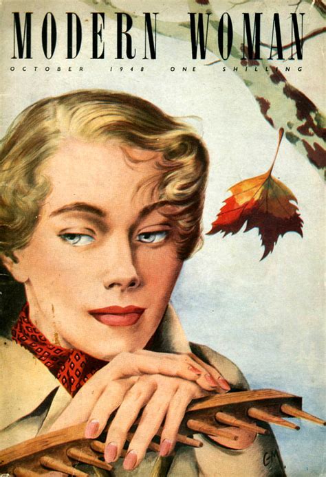1940s Uk Modern Woman Magazine Cover Photograph By The