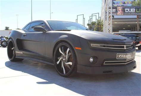 Forgiato Matte Black Wide Body Camaro Camaro Chevrolet Camaro Chevy