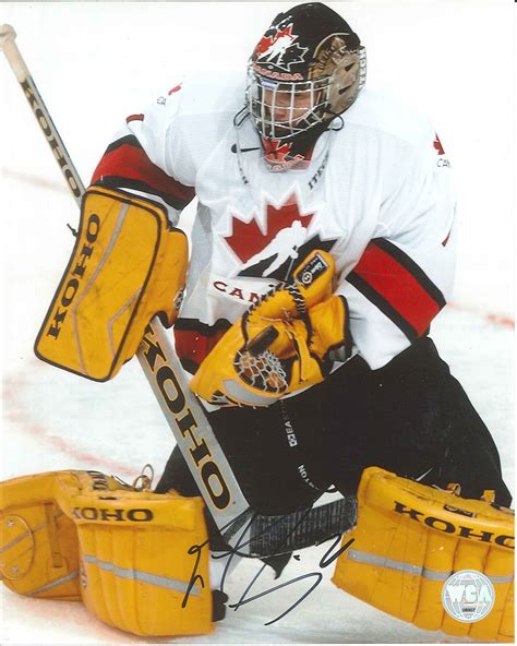 When fleury was selected by the pittsburgh penguins with the no. Marc-Andre Fleury Autographed Team Canada 8 x 10 Photo ...