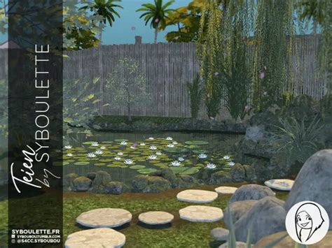 Teien Zen Garden Cc Sims 4 Syboulette Custom Content For The Sims 4