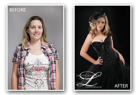 before and after from another allure photo session dress tape dresses fashion