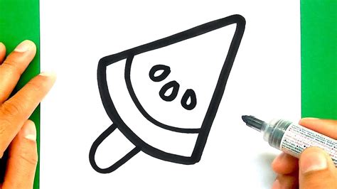 Easy step by step drawing tutorials and instructions for beginner and intermediate artists looking to improve their overall drawing skills. How to draw a cute Watermelon Ice cream, Draw cute things - YouTube