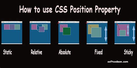 How To Use Css Position Property Soft Codeon