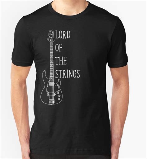 Lord Of The Strings Electric Guitar T Shirt By Bitsnbobs Impractical