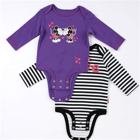 Disney Cuddly Bodysuit With Grow An Inch Snaps Mickey Mouse