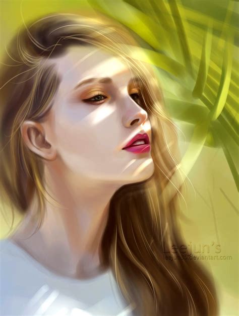 Sunshine By Leejun35 On Deviantart Realistic Paintings Digital