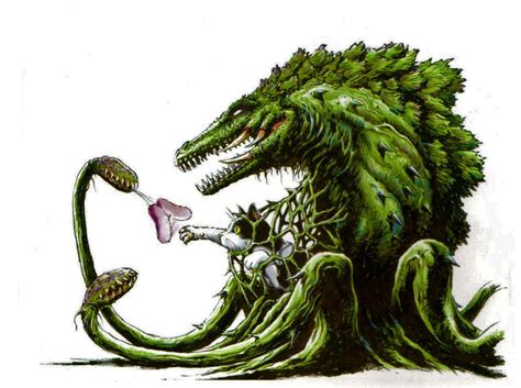 Biollante Illustration By Shinji Nishikawa Godzilla