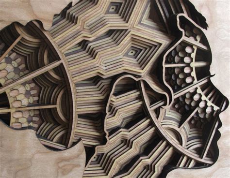 New Amazingly Intricate Laser Cut Wood Relief Silhouettes By Gabriel