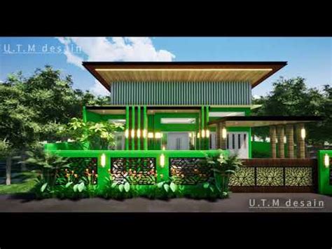 Seperti apa model rumah minimalis 1 lantai impian anda? Desain Rumah Minimalis Modern Tropis 1 Lantai Atap Datar ...