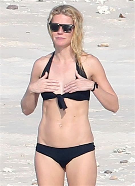 gwyneth paltrow in bikini on the beach in cabo san lucas hawtcelebs