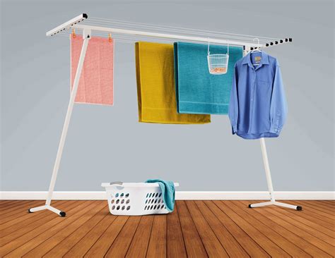 Giant Freestanding Clothes Airer From Storage Box