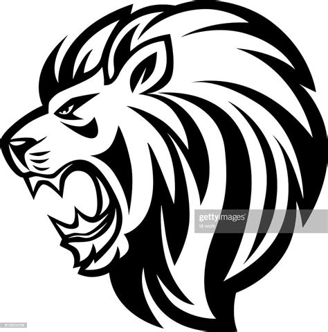 Angry Lion Roaring High Res Vector Graphic Getty Images