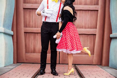 Mickey Mouse And Minnie Disney Bounding Goals At Disneyland Resort