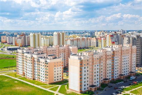View Of The Residential District Stock Photo Image Of Europe Avenue