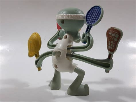 2012 Mcdonalds Spongebob Squarepants Squidward Tennis Player 4 Tall